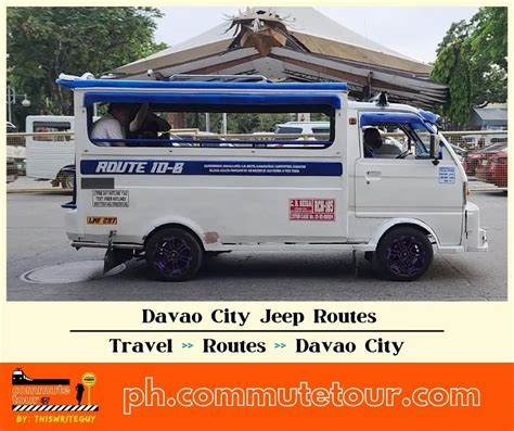 list of jeepney routes in davao city